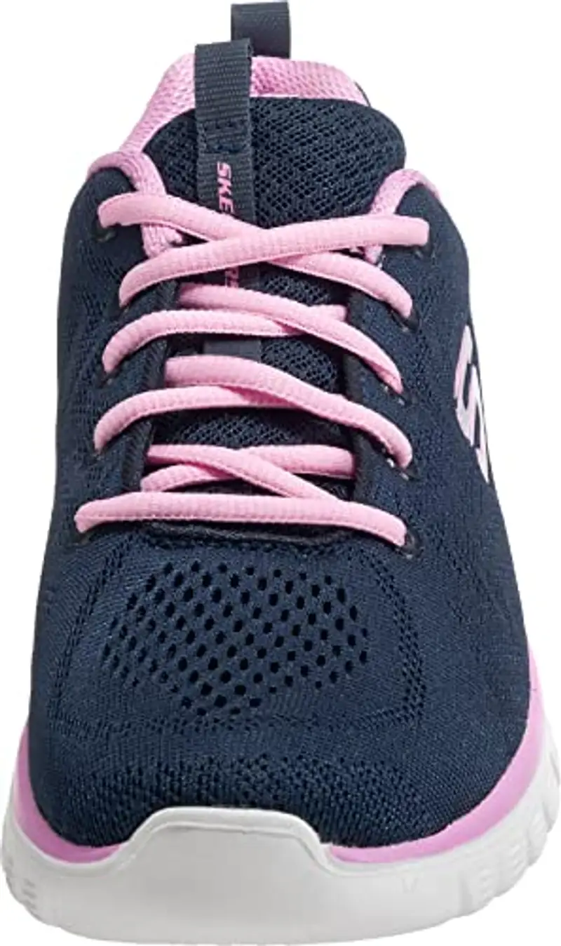 Skechers Graceful Get Connected, Sneaker Donna, Navy Mesh Pink Trim, 35 EU miniatura 3