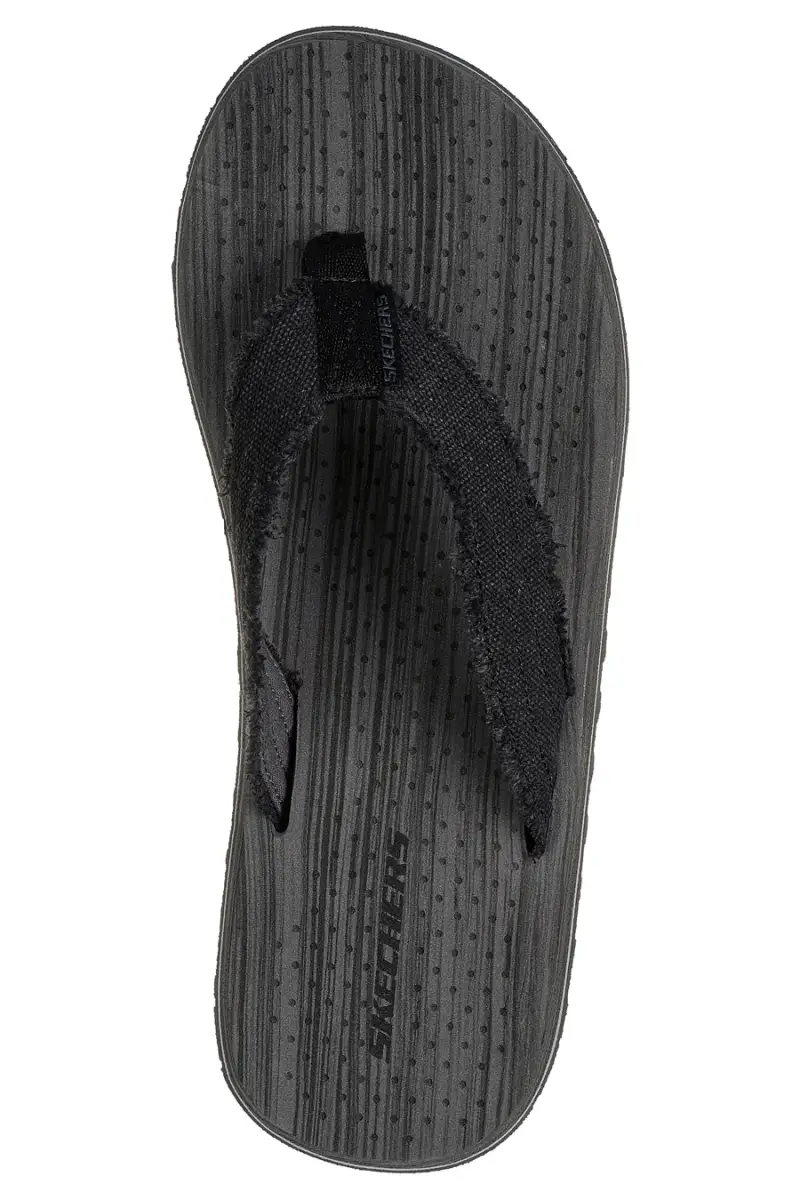 Infradito Marroni con Tomaia in Canvas Skechers Tantric - Fritz [NERO] miniatura 3