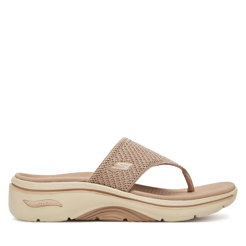 Infradito Skechers Go Walk Arch Fit 2 0 Sandal-Carrie 140861/TPE Beige