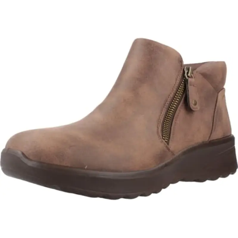 Skechers Lovely Vibe Fall in Bloom, Stivaletto Donna, Chocolate Microleather, 41 EU