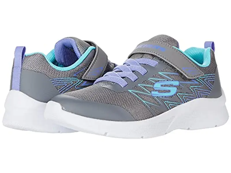 Skechers Microspec Bold Delight, Sneakers, Grigio, 28.5 EU
