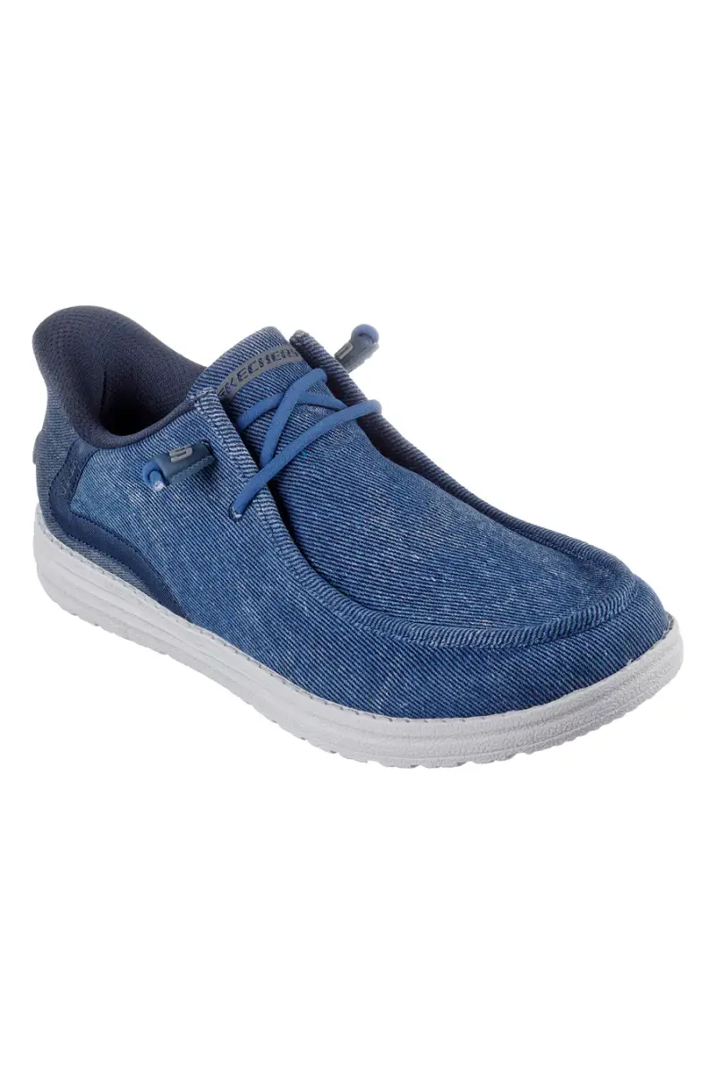 Skechers Slip Blu 4209594 miniatura 2