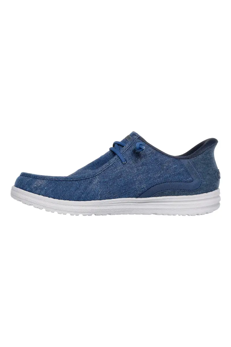 Skechers Slip Blu 4209594 miniatura 3