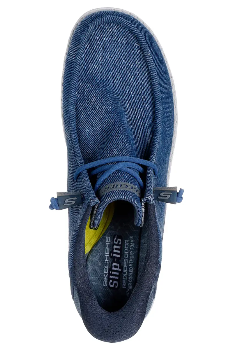 Skechers Slip Blu 4209594 miniatura 5