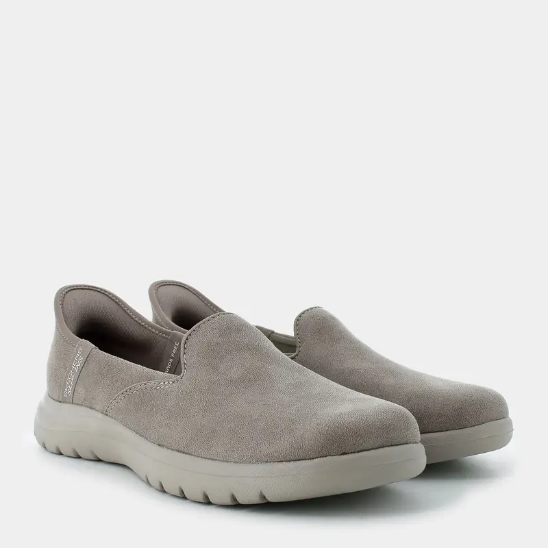 Skechers Mocassini Donna Beige 2714696 miniatura 2