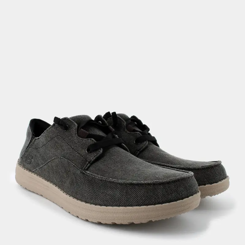 Skechers Mocassini Uomo Nero 2686194 miniatura 2