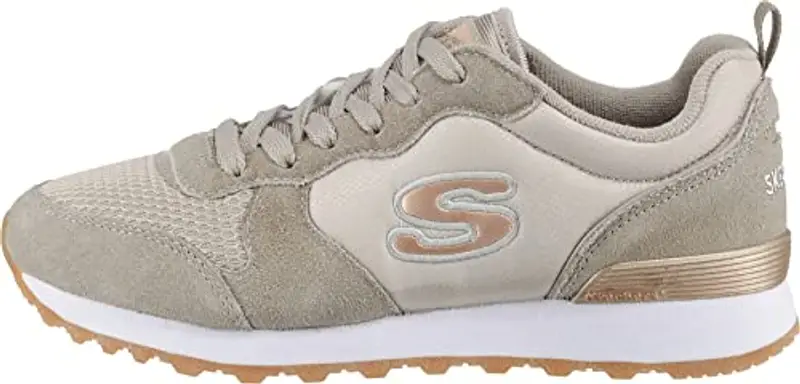 Skechers Og 85 Goldn Gurl, Sneaker a Collo Basso Donna, Gray Taupe, 38 EU miniatura 2