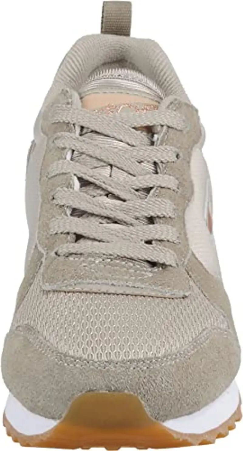 Skechers Og 85 Goldn Gurl, Sneaker a Collo Basso Donna, Gray Taupe, 38 EU miniatura 3