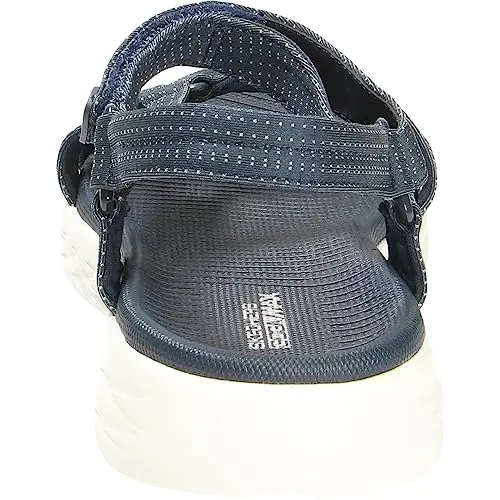 Skechers On-the-go 600 Brilliancy, Sandali Donna, Blu Navy Textile Trim, 38 EU miniatura 3