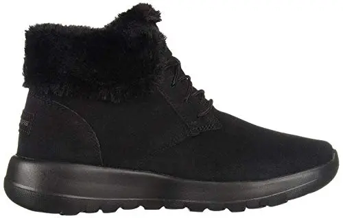 Skechers On-the-go Joy, Stivali Donna, Black Suede Trim Bbk, 37 EU miniatura 3