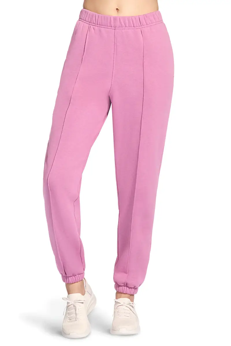 Pantaloni rosa con interno caldo felpato Skechers PT238 [ROSA]