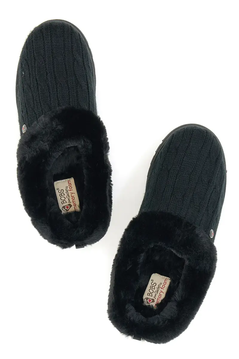 Skechers Pantofole Nero 3684306 miniatura 5