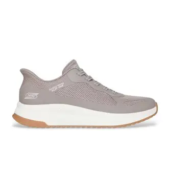 per donna 117624 Bobs Squad 4 Staple Look Taupe Slip-in Sneakers (36), 3 a 5cm, Stringhe, Casual