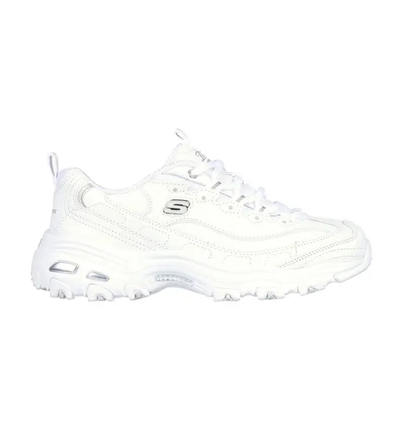 per donna. 11931 Scarpe D'Lites Fresh Start in pelle bianca (36), Bianco, Stringhe, Casual, Sportivo, Sportswear, Multisport