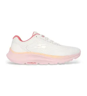 per donna 128607 Sneakers Go Run Consistent, bianche e rosa (36), Bianco, Basso, Stringhe, Casual, Sportivo, Multisport