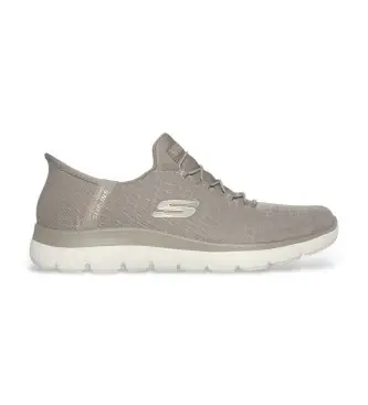 per donna 150128 Summits Scarpe da ginnastica color talpa di classe (36), Casual, Sportivo, Running, Multisport, Taupe Serpente