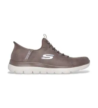 Skechers Slip Donna Marrone 4172962