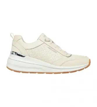 per donna 155616 Billion sneakers - Punti sottili bianco sporco (40), 3 a 5cm, Stringhe, Casual, Imitazione cuoio
