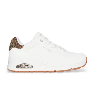 per donna 177093 Sneakers bianche Uno Jungle Nite (41), Bianco, Basso, Stringhe, Casual