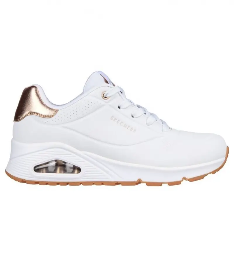 per donna 177094 Sneakers UNO Golden Air bianche (36), Bianco, Tessuto, 3 a 5cm, Stringhe, Casual
