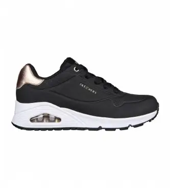per donna 177094 Sneakers UNO nere, bianche (36), Nero, Tessuto, 3 a 5cm, Stringhe, Casual