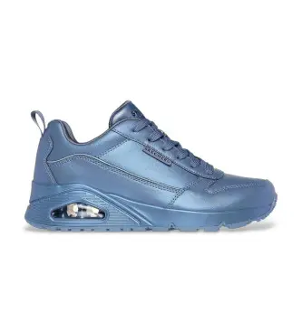 per donna 177104 Sneakers Uno Galactic Gal Blue (38), Basso, Stringhe, Casual Blu