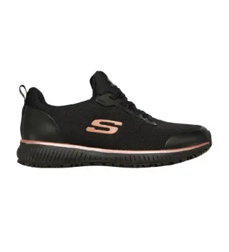 per donna 77222EC Sneakers antiscivolo da lavoro nere (35), Nero, Basso, Stringhe, Casual, Sportivo