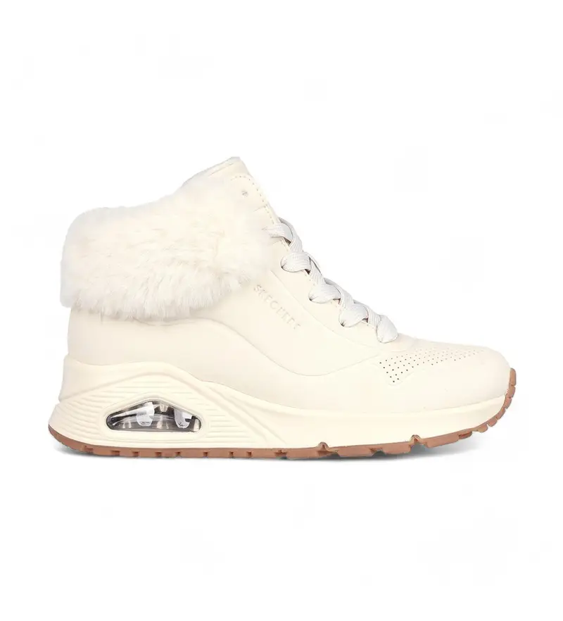 per donna/ragazza 310539L Stivaletti Uno Fall Air bianco sporco (33), Basso, Cerniera, Casual, moda per bambini