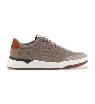 per uomo 210793 Scarpe da ginnastica Relaxed Fit Corliss Dorset Taupe (46), Basso, Stringhe, Casual
