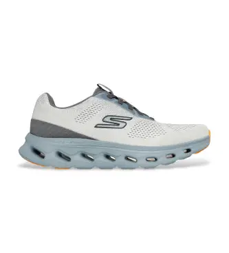 per uomo 217020 Scarpe Go Walk Glide Step 2 0 Vic, bianco grigiastro (40), Basso, Stringhe, Casual, Sportivo, Multisport