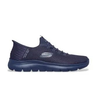 per uomo 232457 Summits High Range Blu Navy Slip-in Sneakers (43), Tessuto, Basso, Stringhe, Casual