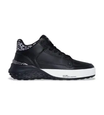 per uomo 251180 Sneakers in pelle nera Snoop Dogg Sizzle Buckets OG (44), Nero, Basso, Stringhe, Casual