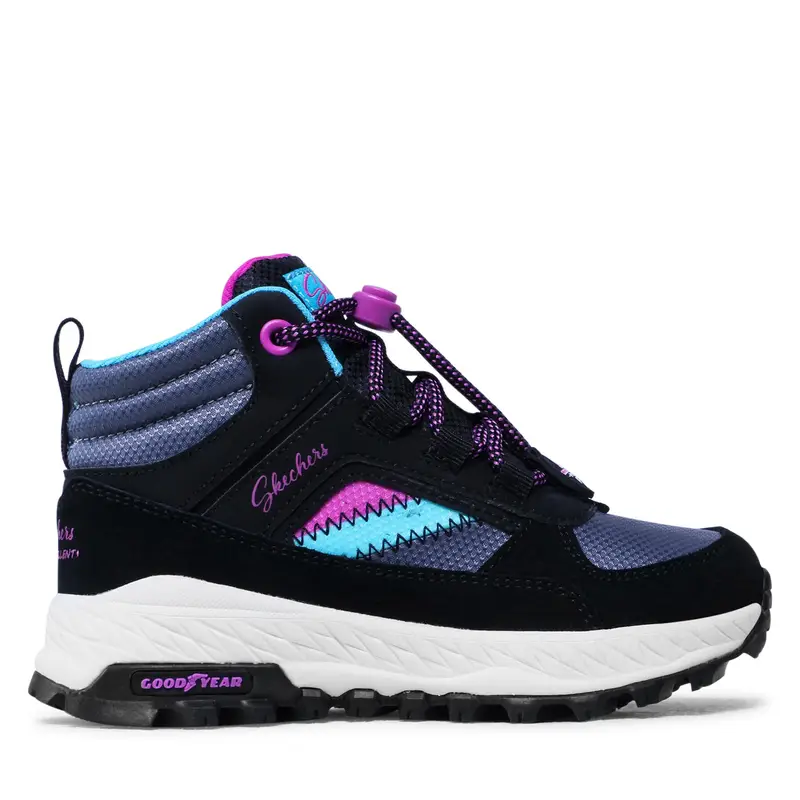 Polacchine Skechers Let's Explore 302949L/BKMT Nero