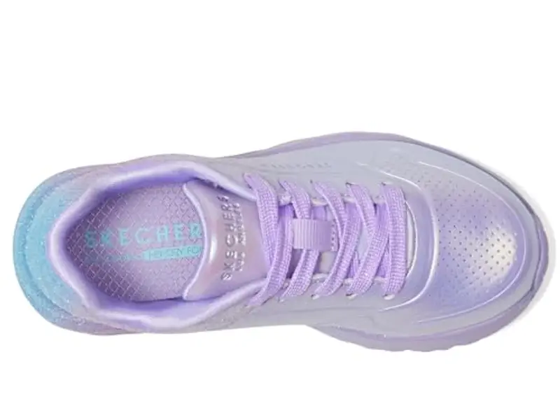Skechers Ragazza Uno Lite metallizzato Shimmers, Lavanda/Multicolore, 11 Little Kid miniatura 3
