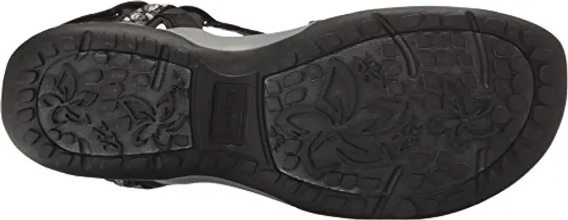 Skechers Reggae Slim - Vacay, Sandali Donna, Black Dark Blk, 37 EU miniatura 3