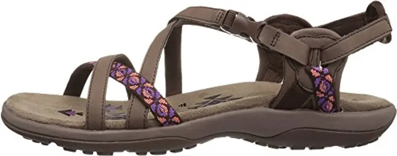 Skechers Reggae Slim - Vacay, Sandali Donna, Brown Chocolate, 39 EU miniatura 2