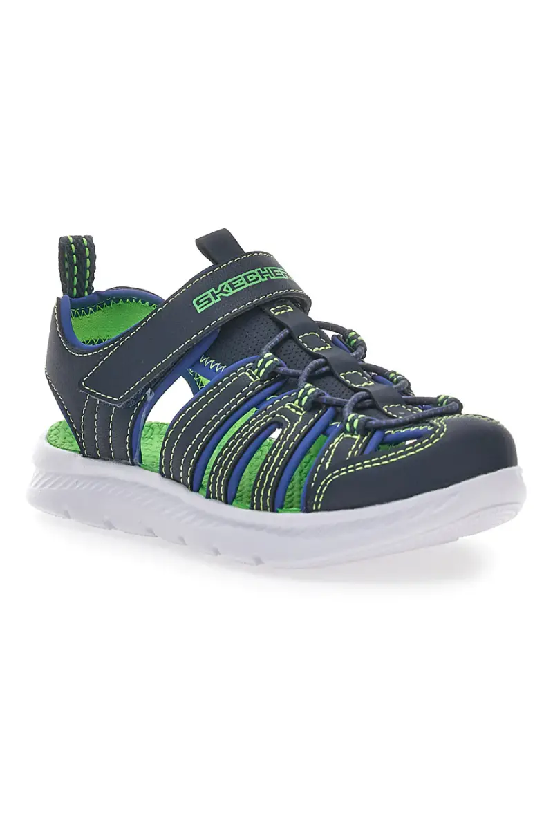 Sandali blu sportivi con chiusura a strappo Skechers C-Flex Sandal 2 Heart Blast [NAVY miniatura 2