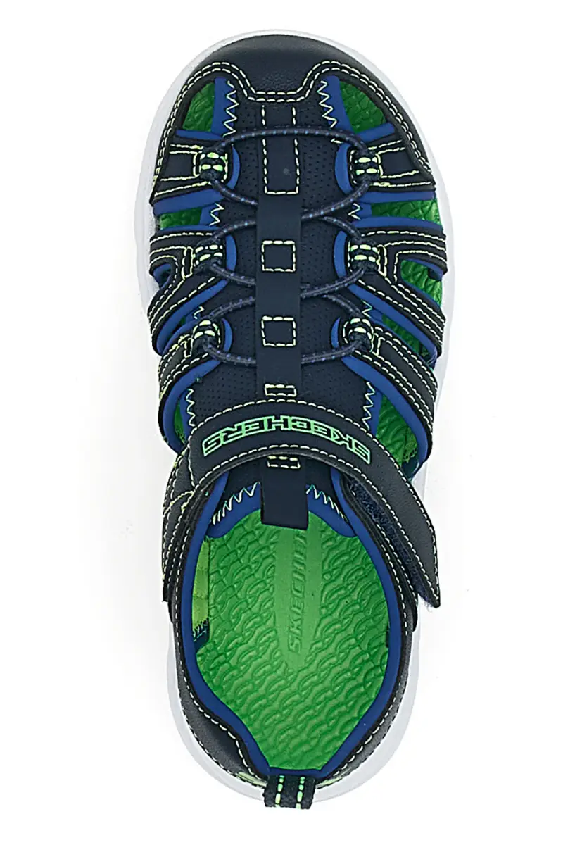 Sandali blu sportivi con chiusura a strappo Skechers C-Flex Sandal 2 Heart Blast [NAVY miniatura 3