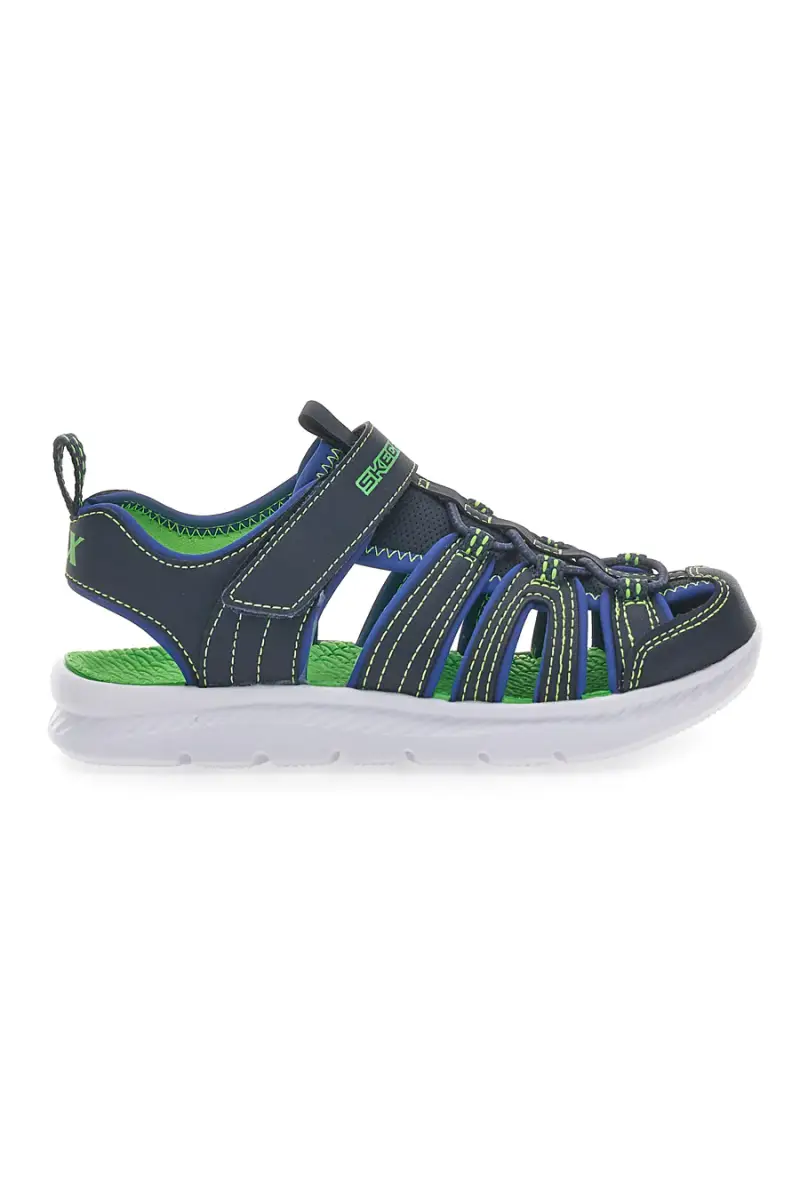 Sandali blu sportivi con chiusura a strappo Skechers C-Flex Sandal 2 Heart Blast [NAVY
