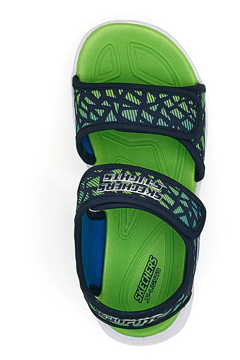 Sandali con Luci Skechers S Light Hypno Splah-Sun Sonic Verdi [NAVY] miniatura 5