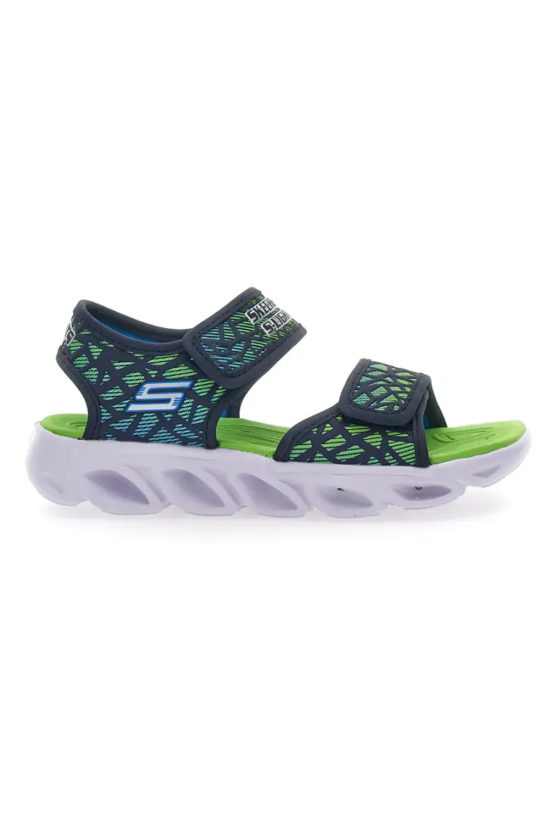 Sandali con Luci Skechers S Light Hypno Splah-Sun Sonic Verdi [NAVY]