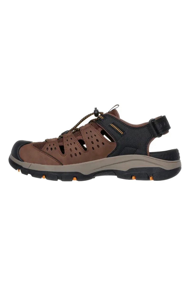 Sandali Marroni Con Punta Chiusa SKECHERS TRESMEN MENARD [MARRONE] miniatura 3