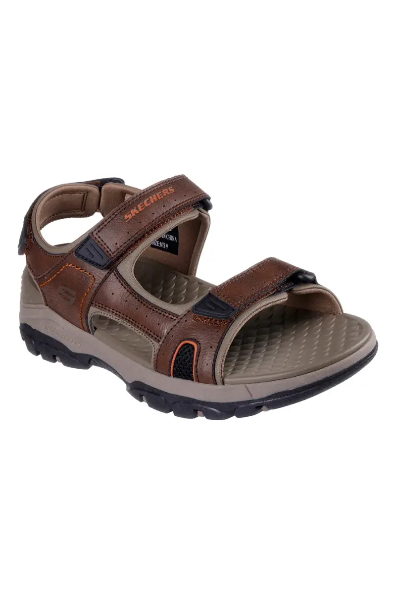 Sandali marroni Skechers Tresmen Hirano [MARRONE] miniatura 2