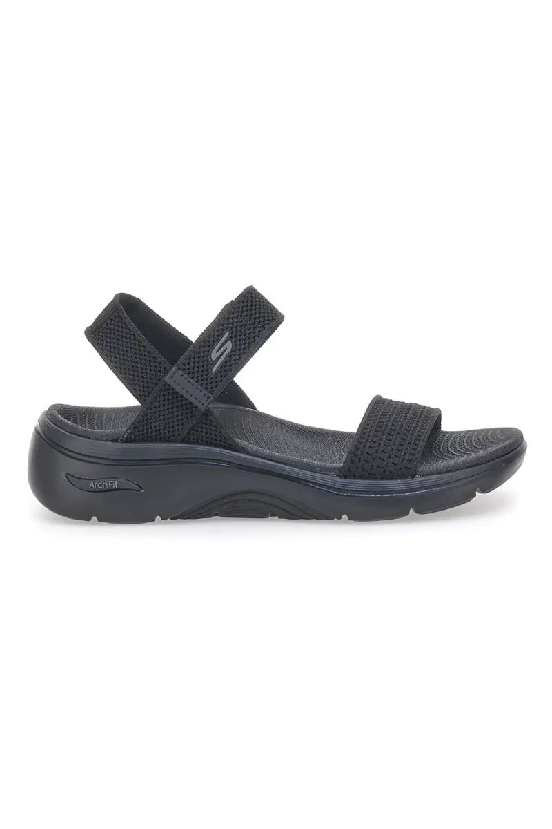 Sandali Neri Vegan Skechers GO WALK ARCH FIT 2.0 SANDAL ANNIE [NERO]