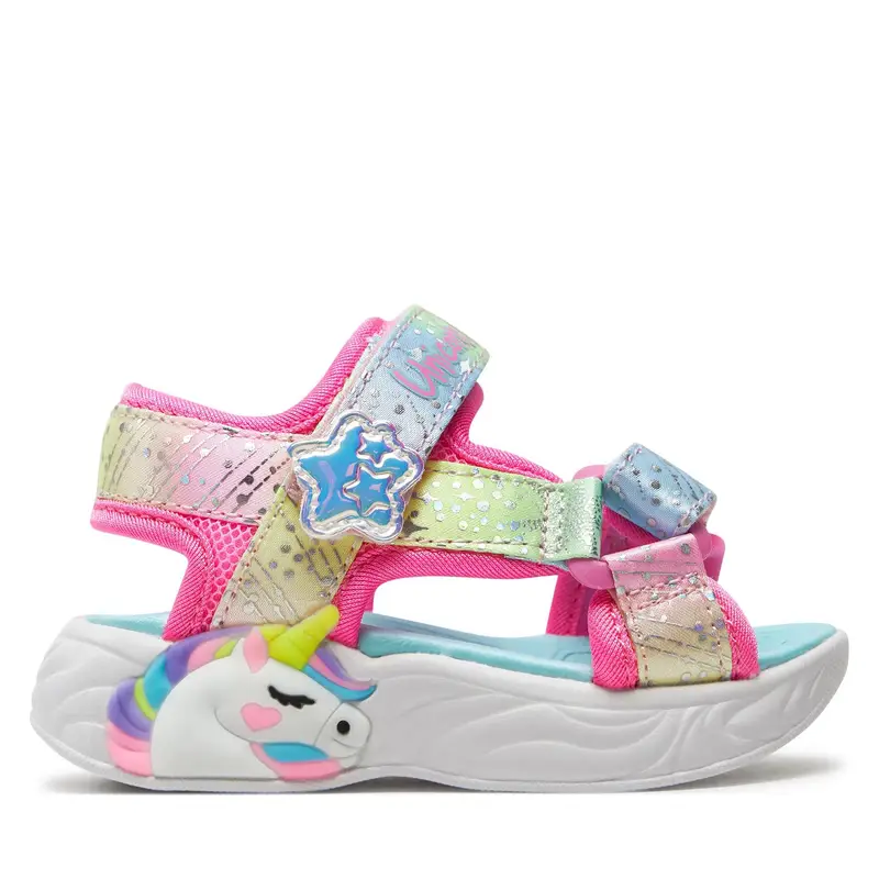 Sandali Skechers Unicorn Dreams Sandal-Majestic Bliss 302682N/PKMT Rosa