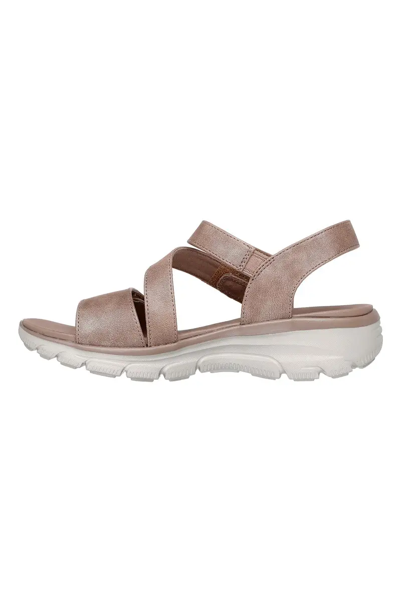 Sandali Taupe Vegan Skechers EASY GOING ALL DAY CHIC [TAUPE] miniatura 3