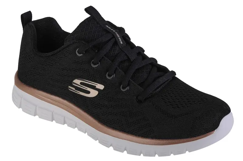 Scarpa universali donna Skechers Connected | Skechers Nero