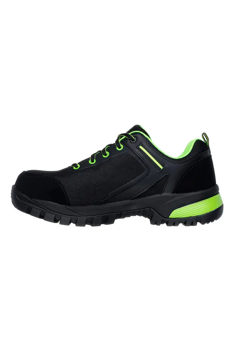 Scarpe Antinfortunistica Nere e Verde Skechers Work Gatlon - Strigax [NERO miniatura 3
