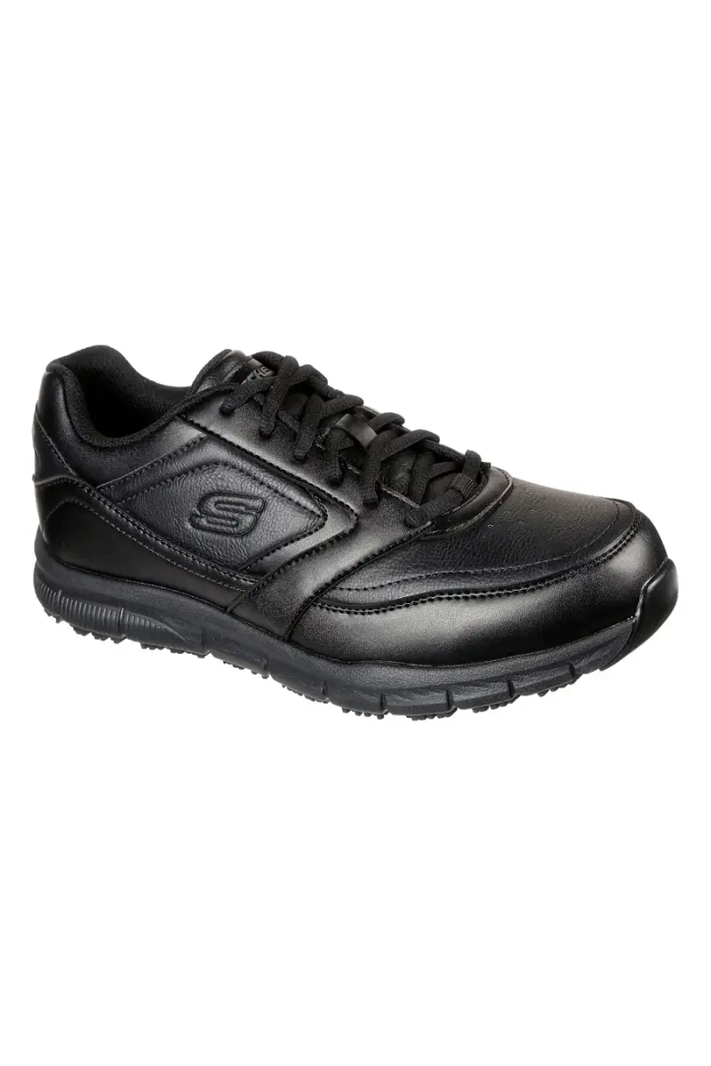 Scarpe Antinfortunistiche Nere SKECHERS Work Relaxed Fit - Nampa SR [NERO] miniatura 2
