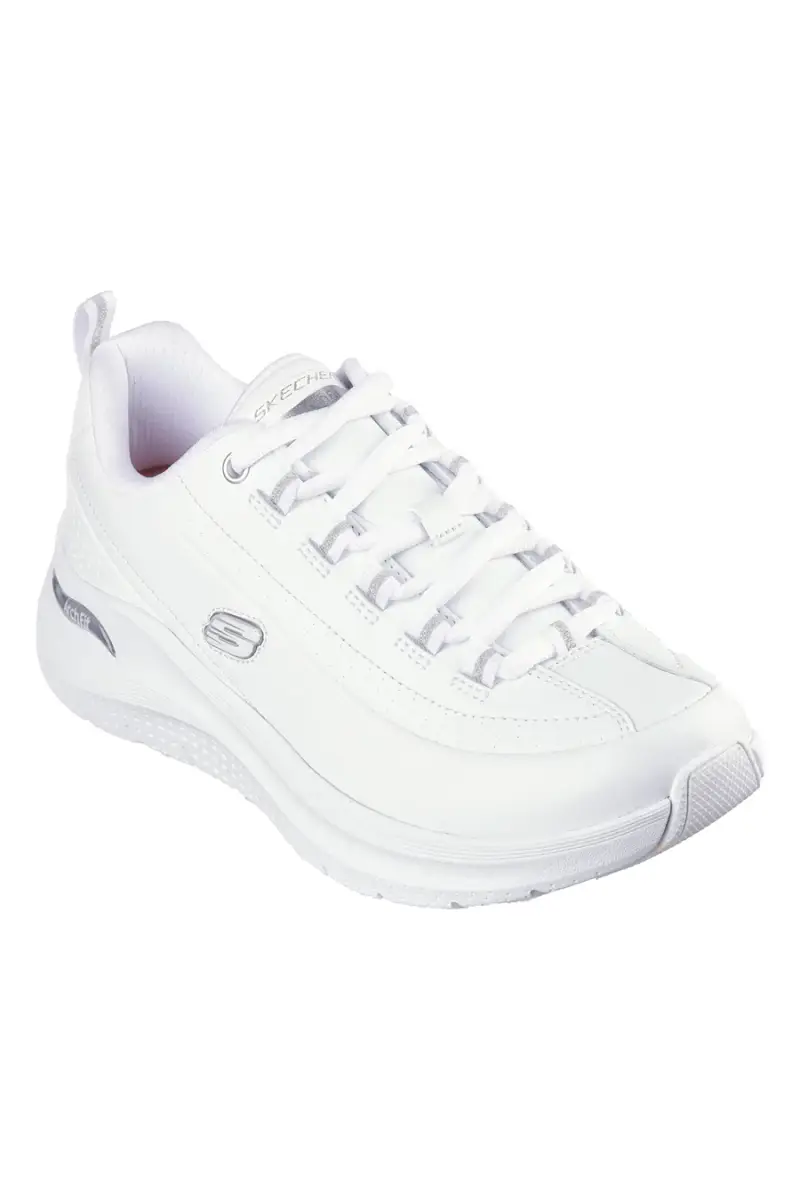 Scarpe bianche in pelle con supporto plantare Arch Fit Skechers ARCH FIT 2 0 STAR BOUND [BIANCO miniatura 2